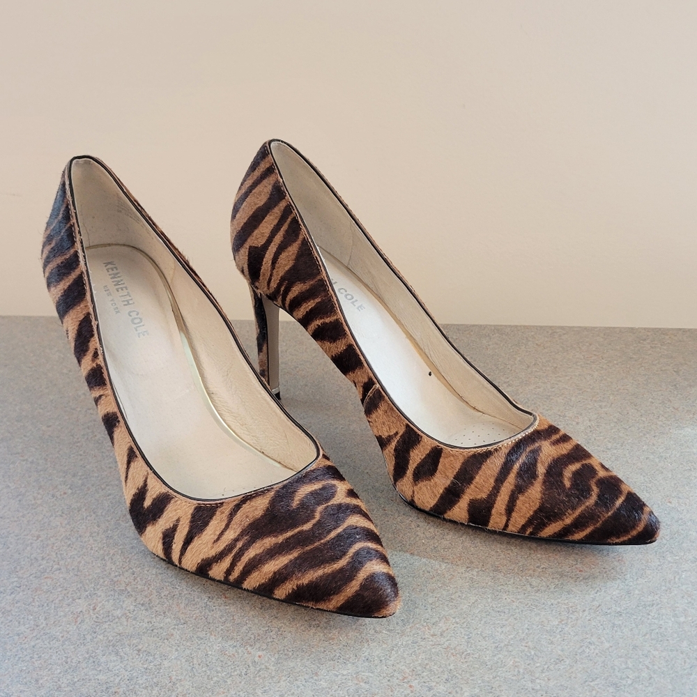 🤎Kenneth Cole Zebra Animal Print Pumps🤎